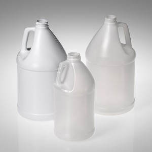 1 Gallon Natural HDPE Plastic Handled Industrial Jug 38-400 NBO Neck Finish